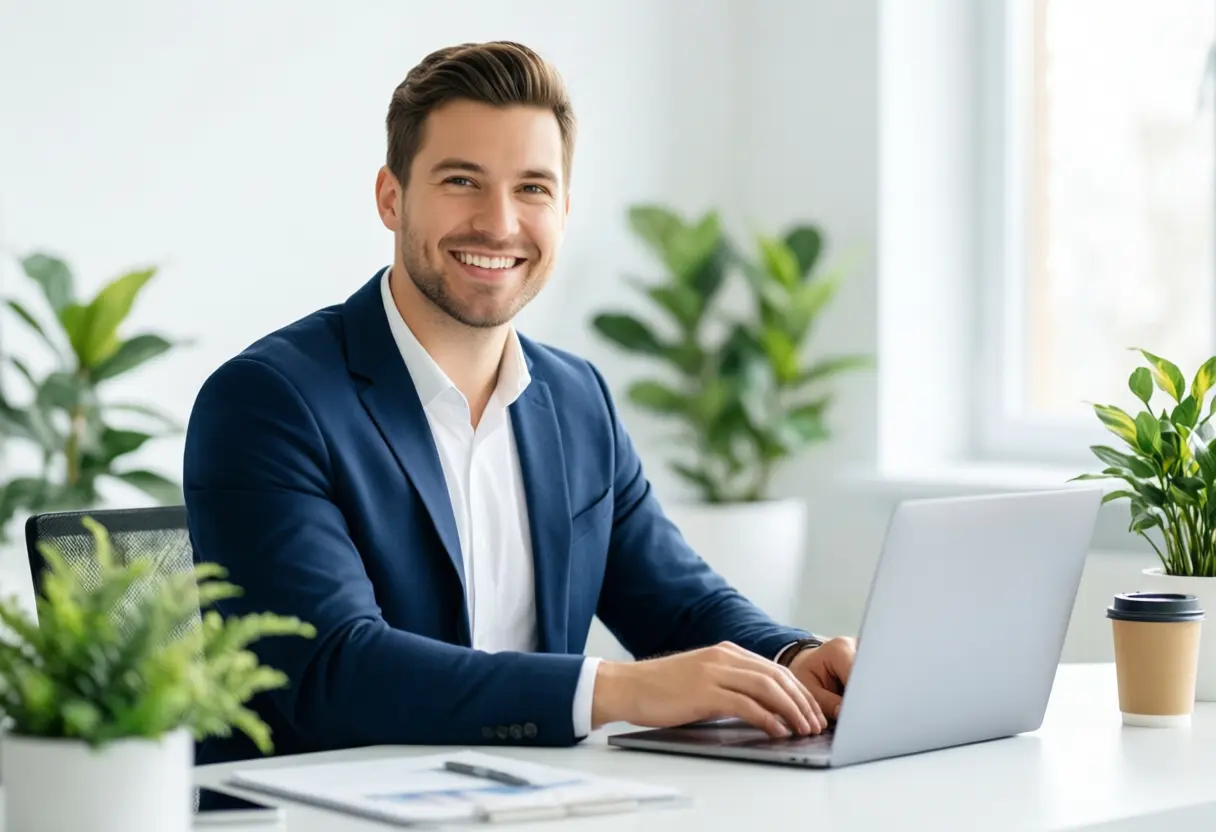 Ihr Ansprechpartner für den Sachbezugskarten-Vergleich am Laptop